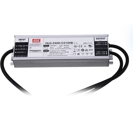 LED-драйвер Mean Well HLG-240H-C2100ABAC-DC Т03234773