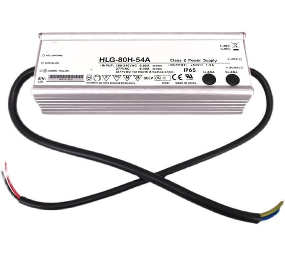 LED-драйвер Mean WellHLG-80H-54A AC-DC 80Вт Т00301848