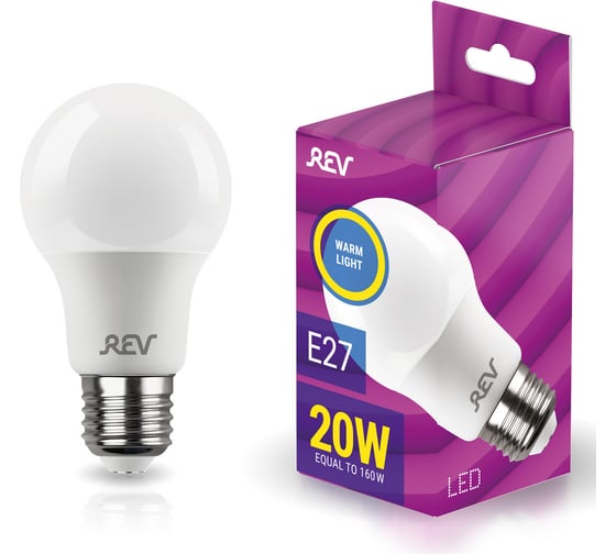 Светодиодная лампа REV A60 Е27 20W, 2700K, 32404 1