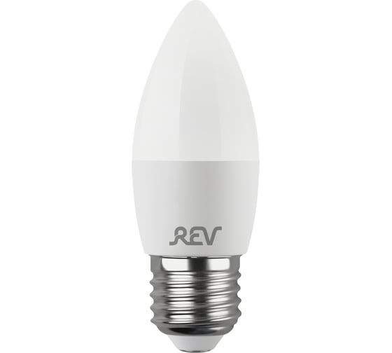 Светодиодная лампа REV C37 Е27 9W, 2700K, 32412 6