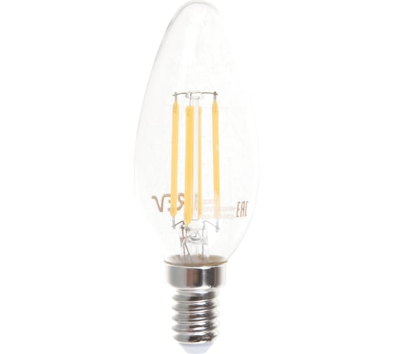 Светодиодная лампа REV FILAMENT свеча, С37, E14, 5W, 4000K, DECO Premium 32360 0