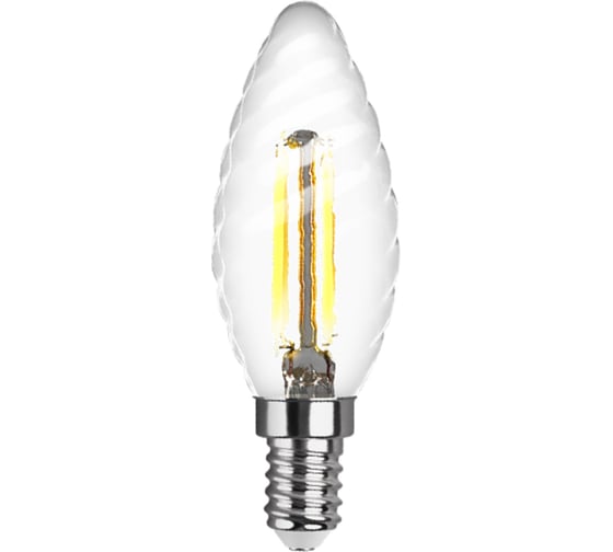 Светодиодная лампа REV FILAMENT свеча витая, TC37, E14, 5W, 2700K, DECO Premium 32430 0