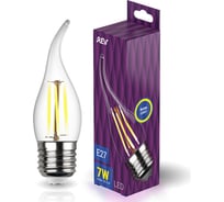 Светодиодная лампа REV FILAMENT свеча на ветру, FC37, E27, 7W, 2700K, DECO Premium 32429 4