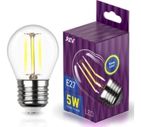Светодиодная лампа REV FILAMENT шарик, G45, E27, 5W, 2700K, DECO Premium 32423 2