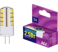 Светодиодная лампа REV JC G4, 2,5W, 3000K, 220V 32437 9