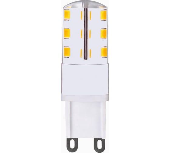 Светодиодная лампа REV JCD G9, 1,6W 3000K, 220V 32439 3
