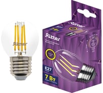Светодиодная лампа REV FILAMENT шарик, G45, E27, 7Вт, 2700K, DECO Premium 32443 0