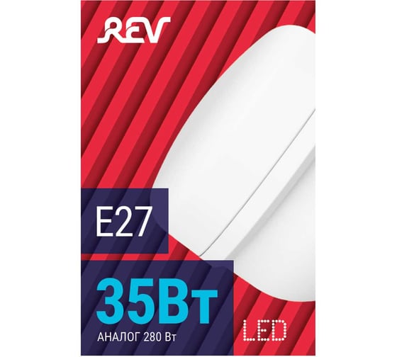 Светодиодная лампа REV T120, E27, 35W, 6500К, PowerMax, дневной свет 32420 1