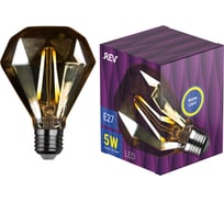Светодиодная лампа REV VINTAGE GOLD FILAMENT колба "Бриллиант", E27, 5W, 2200K, DECO Premium, 32450 8