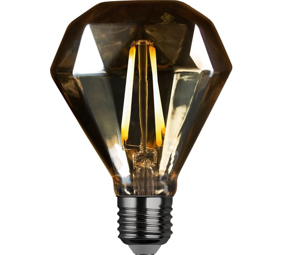Светодиодная лампа REV VINTAGE GOLD FILAMENT колба "Бриллиант", E27, 5W, 2200K, DECO Premium, 32450 8