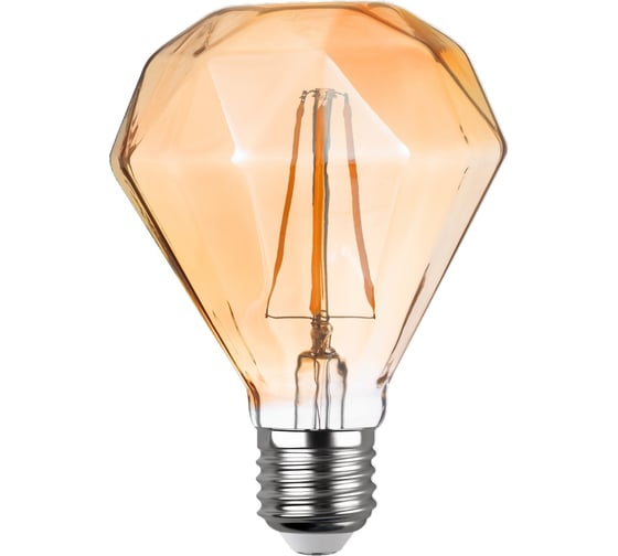 Светодиодная лампа REV VINTAGE GOLD FILAMENT колба "Бриллиант", E27, 5W, 2200K, DECO Premium, 32450 8