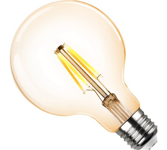 Светодиодная лампа REV VINTAGE Filament шар G95, E27, 5Вт, 2700K, DECO Premium, 32433 1