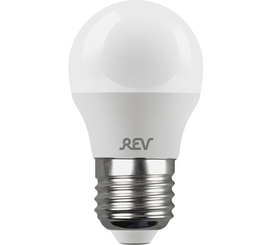 Светодиодная лампа REV, G45, Е27, 9W, 4000K 32409 6