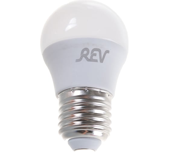 Светодиодная лампа REV, G45, Е27, 9W, 4000K 32409 6