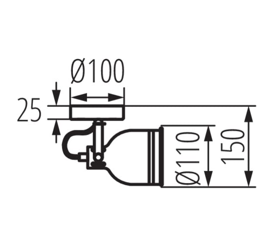 Настенно-потолочный светильник KANLUX derato el-1o w-sr 35641