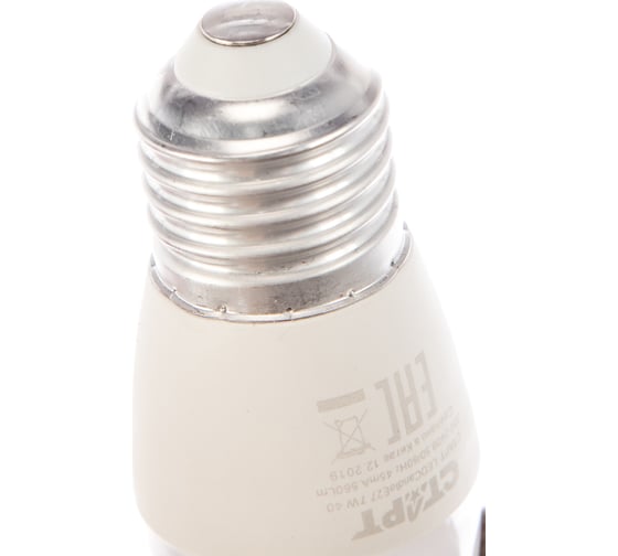 Светодиодная лампа СТАРТ в колбе лон LEDCandleE27 7W 30