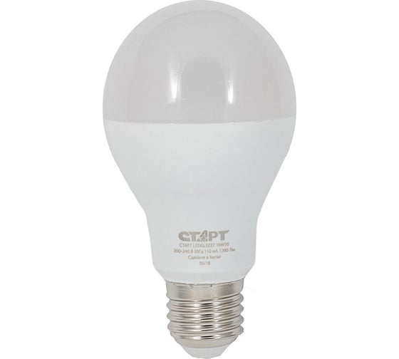 Светодиодная лампа в колбе лон СТАРТ LEDGLSE27 16W30