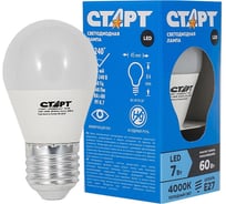 Светодиодная лампа в колбе лон СТАРТ LEDSphereE27 7W40