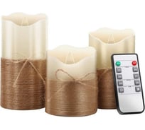 Светодиодные свечи сет LED Elementary Candle 1, с веревкой Homium CL01ROPE