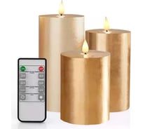 Светодиодные свечи LED Elementary Candle6, золото Homium CL06GOLD