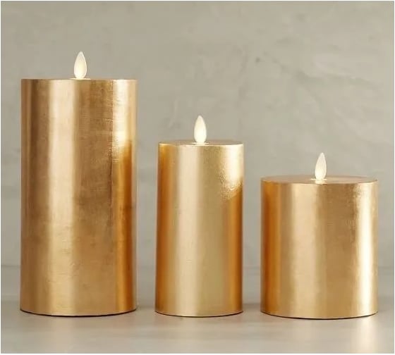 Светодиодные свечи LED Elementary Candle6, золото Homium CL06GOLD