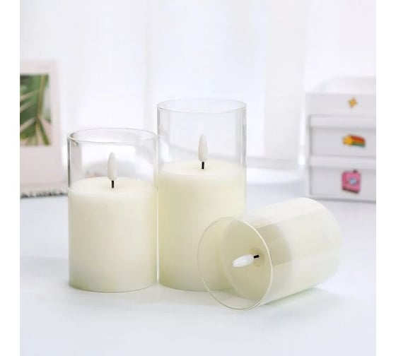 Светильник LED Elementary Candle С3, стекло светлое Homium CL03WGL