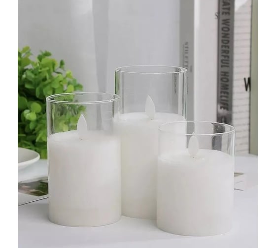 Светильник LED Elementary Candle С3, стекло светлое Homium CL03WGL