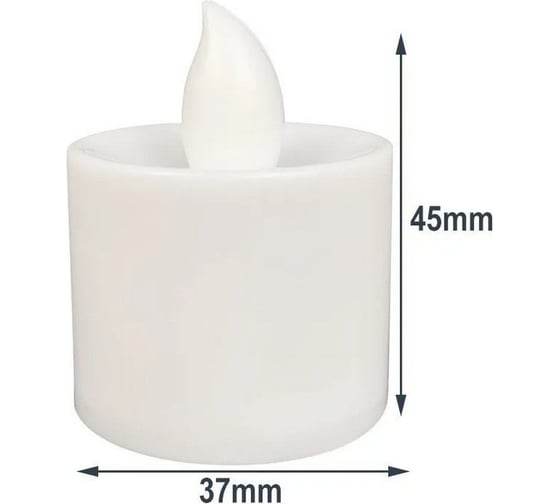 Светильник LED Elementary Candle, светодиодные свечи, набор 24 шт, чайные Homium CL07SM