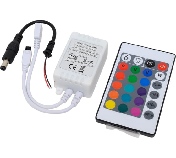 RGB-контроллер с ИК-управлением ELF IR24S 12В, 2A/канал IR24S