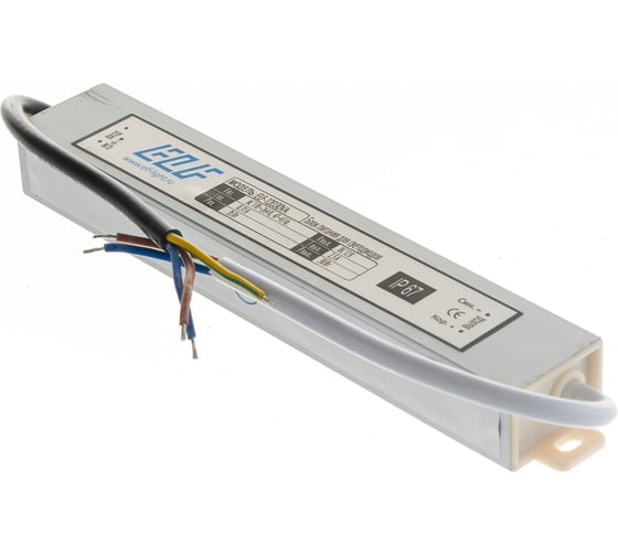 Герметичный блок питания ELF, 12В, 30Вт, IP67 12030VA