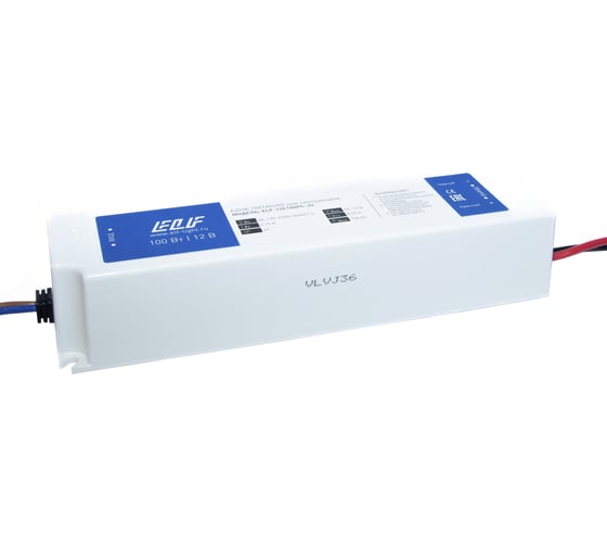 Блок питания ELF 12В, 100Вт, пластик, IP67 12E100PC-JO ELF-12E100PC-JO