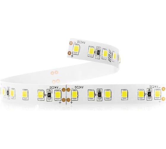 Светодиодная лента ELF 600SMD диодов 2835, 24В, 5 м, ГИПЕР, белая ELF-600SMD2835NWW-Hy24