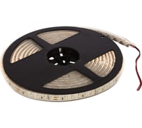Светодиодная лента ELF 480SMD диодов 2835, 24В, IP68, 5 м, белая 480SMD2835WW-Hy24