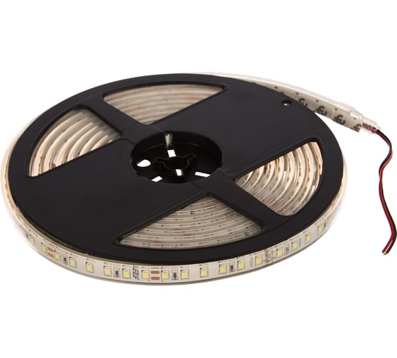 Светодиодная лента ELF 480SMD диодов 2835, 24В, IP68, 5 м, белая 480SMD2835WW-Hy24