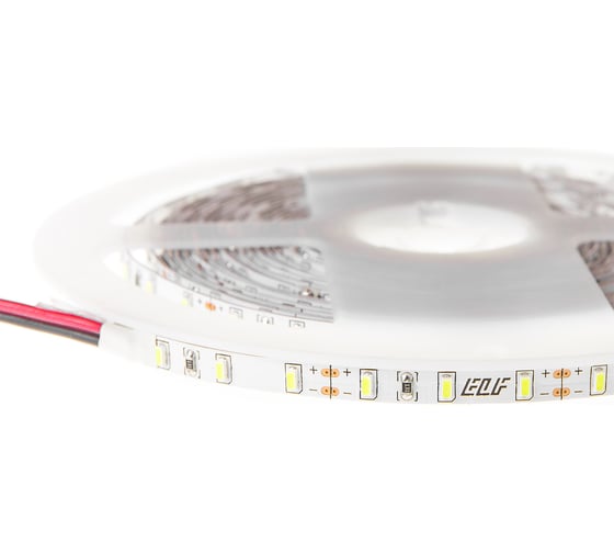 Светодиодная лента ELF 480SMD диодов 3014, 12 В, 5 м, узкая 5 мм, белая 480SMD3014NWW