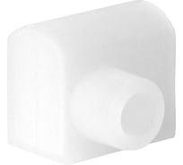 Торцевая заглушка для NeonLine ELF 8мм, боковой изгиб, с отверстием 10 штук Cap-NL-8-side-O