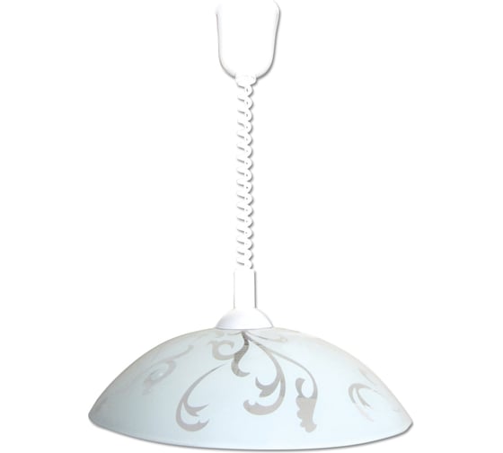 Светильник ЭЛЕТЕХ Азазель М 460 НСБ 72-60 М52 матовый белый декор 1005251533 1