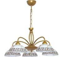 Светильник ЭЛЕТЕХ Лорена 151 Плафон 00014 зол НСБ 01-5х60-115 Е27 ИУ 1005403985