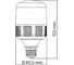 Светодиодная лампа HOROZ ELECTRIC TORCH-20 001-016-0020 20W 6400K E27 175-250V HRZ00000004 2