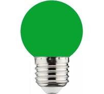 Светодиодная цветная лампа HOROZ ELECTRIC RAINBOW 1W Зеленый E27 220-240V 001-017-0001 HRZ00002313