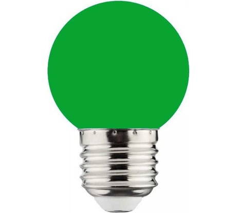 Светодиодная цветная лампа HOROZ ELECTRIC RAINBOW 1W Зеленый E27 220-240V 001-017-0001 HRZ00002313