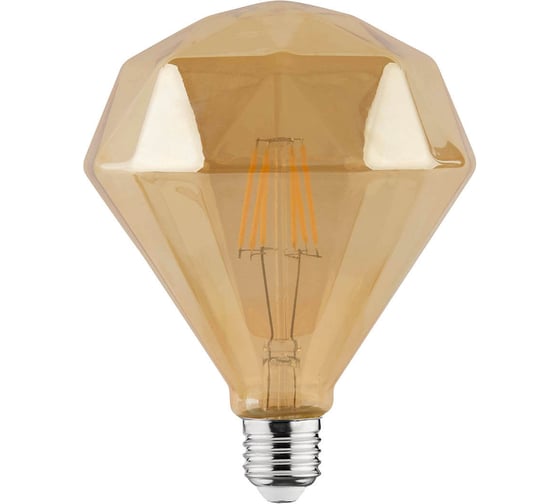 Светодиодная филаментная лампа HOROZ ELECTRIC RUSTIC DIAMOND-4 4W 2200K E27 220-240V 001-034-0004 HRZ01000437