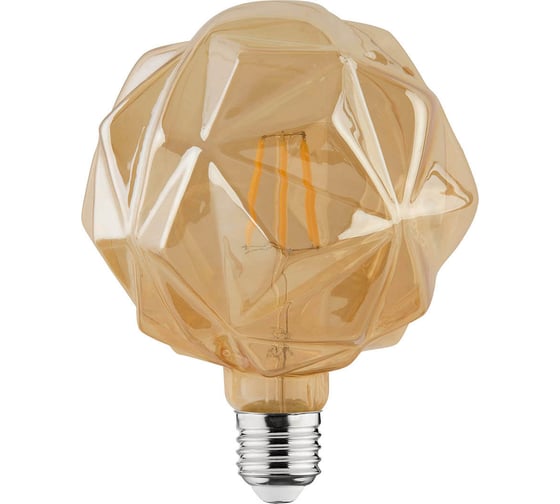 Светодиодная филаментная лампа HOROZ ELECTRIC RUSTIC CRYSTAL-4 4W 2200K E27 220-240V 001-036-0004 HRZ01000438
