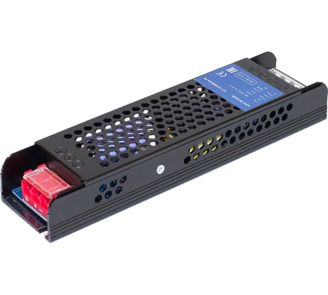 Блок питания интерьерный ELF 12В, 150Вт, плоский металлический перфорированный корпус (черный) ELF-12150BEslim-JH