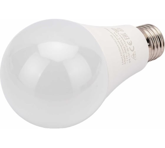 Светодиодная лампа КОСМОС LED 30Вт 220В Е27 D70x136 6500К холодный A70, LkecLED30wA70E2765