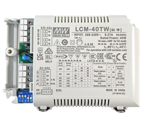 Источник питания Mean Well LCM-40TW