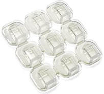 Держатели для светодиодных гирлянд Дон Баллон самоклеящиеся, прозрачный, 1.6 см, 9 шт. 512052