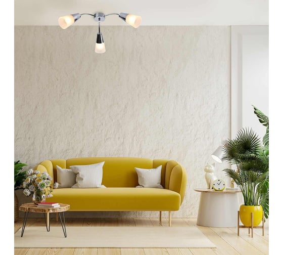 Потолочный светильник ESCADA 1100/3P Е14*40W Chrome 1100/3P Chrome