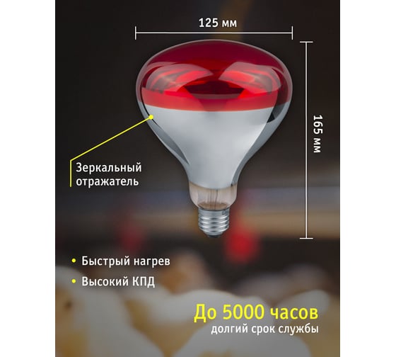 Термоизлучатель Navigator 93 971 ni-r125-150-230-е27-икзк 93971