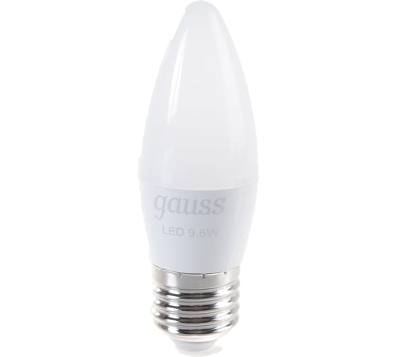 Лампа Gauss LED Свеча E27 9.5W 950lm 4100К 103102210
